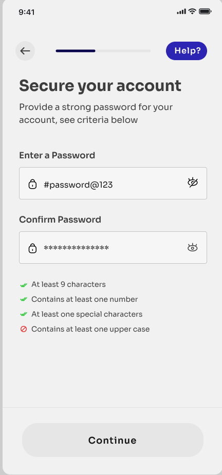 Secure your account