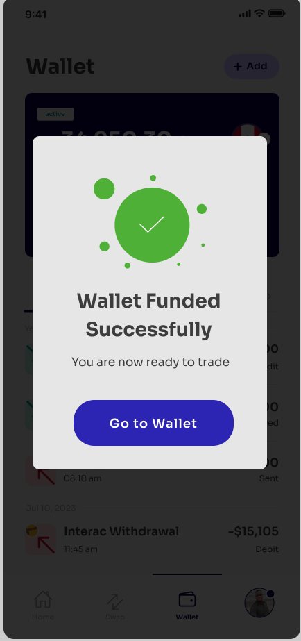 Wallet funded